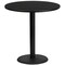 Emma and Oliver 42" Round Laminate Table Top with 24" Round Bar Height Table Base